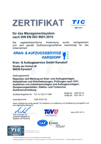 ISO-Zertifikat…